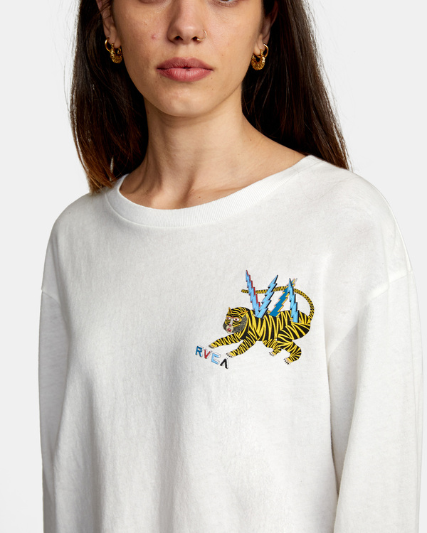 2 Matt Leines Tiger - Long Sleeve T-Shirt for Women  Z3LSRDRVF1 RVCA
