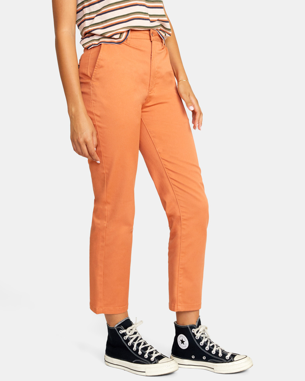 6 Weekend Stretch - Chinos for Women Brown Z3PTRERVF1 RVCA