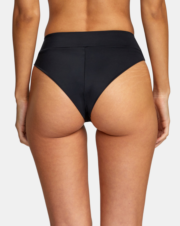 6 Solid High Rise - Braguita de bikini con cobertura reducida  para Mujer  Z3SBRNRVF1 RVCA