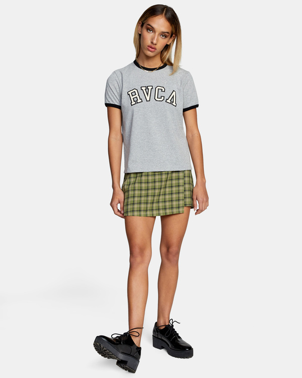 3 University - T-shirt pour Femme Gris Z3SSSHRVF1 RVCA