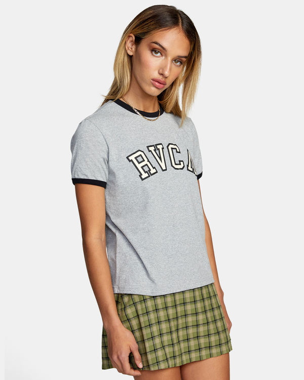 4 University - T-shirt pour Femme Gris Z3SSSHRVF1 RVCA