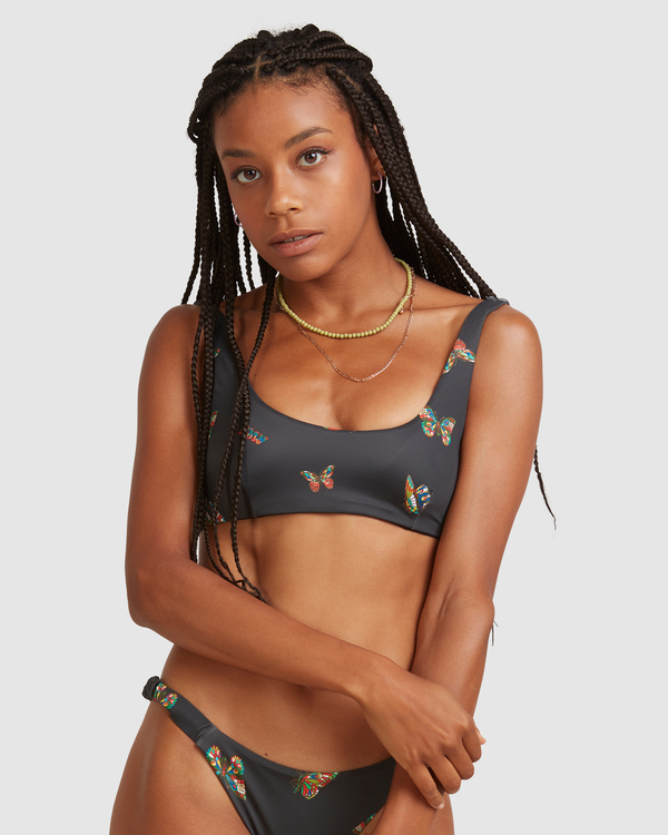 3 Melissa Grisancich Flutter Bralette - Haut de bikini pour Femme  Z3STRWRVF1 RVCA