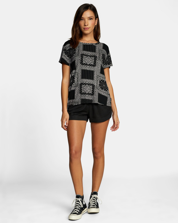 3 Recess 3 - T-Shirt for Women White Z3TPRIRVF1 RVCA