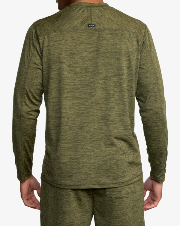 1 C-able - Long Sleeve T-Shirt for Men Green Z4LSDARVF1 RVCA