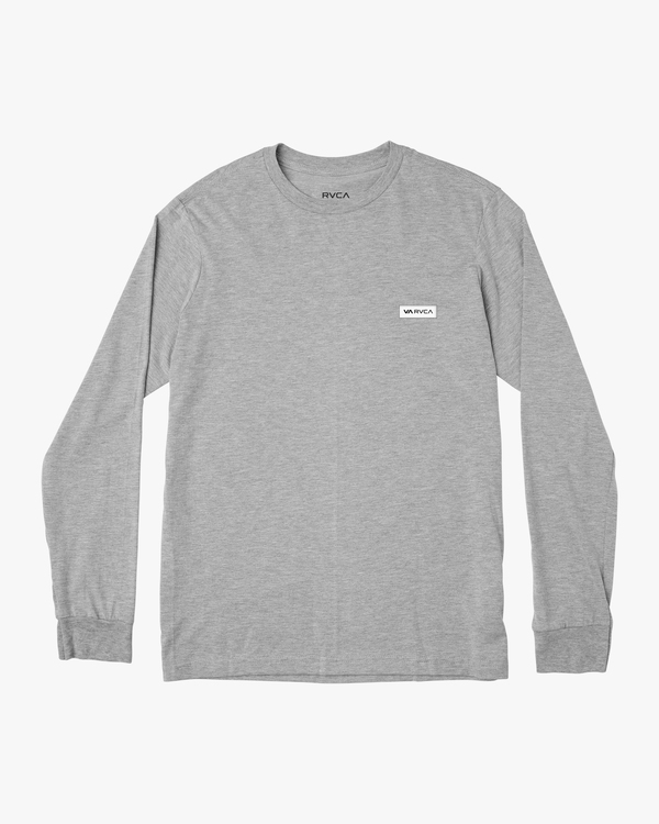1 Icon - Long Sleeve T-Shirt for Men Grey Z4LSMARVF1 RVCA