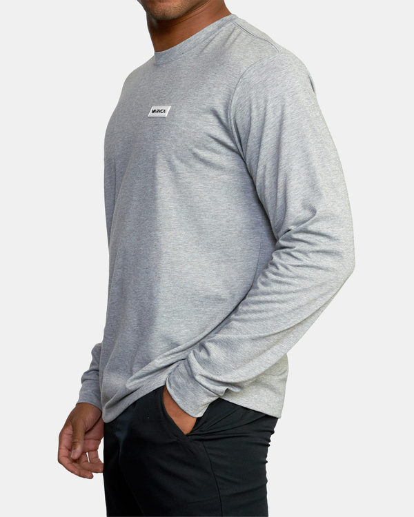 5 Icon - Long Sleeve T-Shirt for Men Grey Z4LSMARVF1 RVCA
