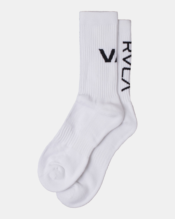 0 VA Sport 2 Pack - Calcetines Largos para Hombre Blanco Z4SORARVF1 RVCA