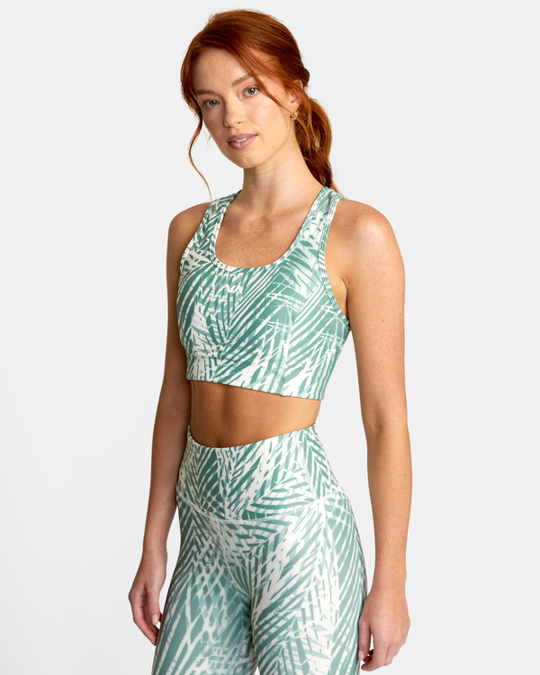 4 VA Essential - Sports Bra for Women Green Z4UNWARVF1 RVCA