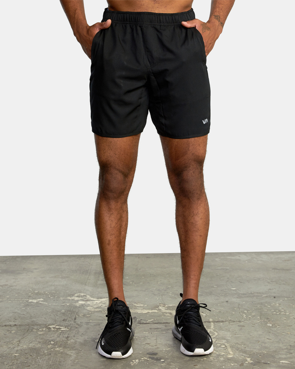 16 VA Sport Yogger IV - Short de Entrenamiento para Hombre Negro Z4WKMHRVF1 RVCA