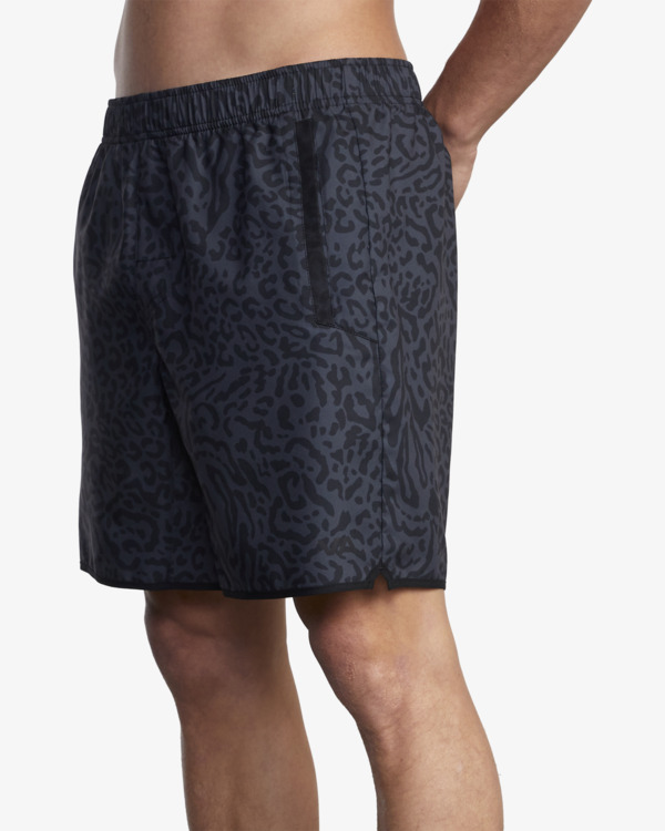 9 VA Sport Yogger IV - Short de Entrenamiento para Hombre Negro Z4WKMHRVF1 RVCA