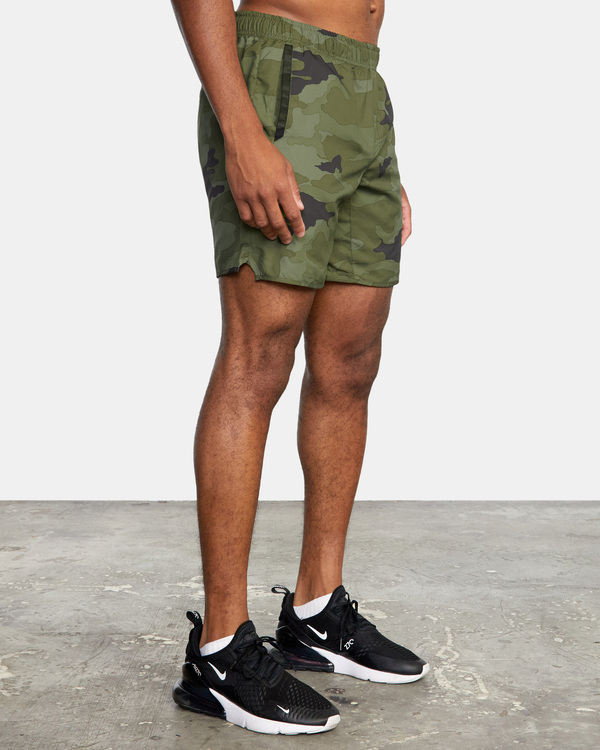 7 VA Sport Yogger IV - Performance Shorts for Men Green Z4WKMHRVF1 RVCA