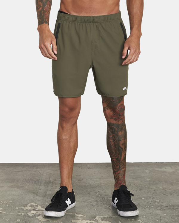 2 VA Sport Yogger IV - Performance Shorts for Men Green Z4WKMHRVF1 RVCA