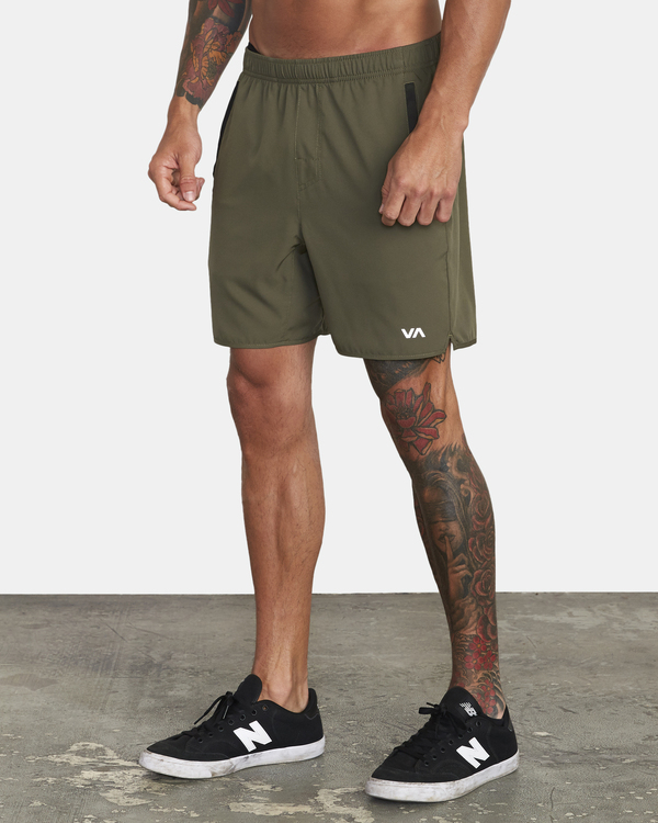 4 VA Sport Yogger IV - Performance Shorts for Men Green Z4WKMHRVF1 RVCA