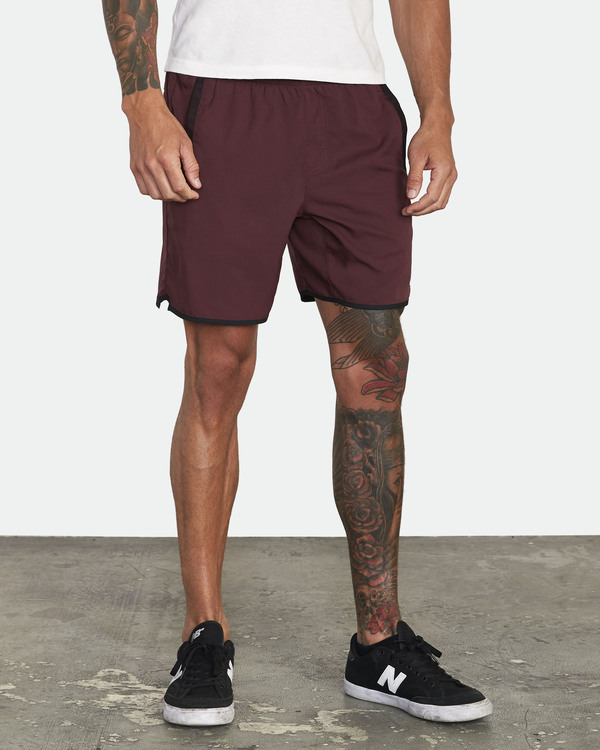 7 VA Sport Yogger IV - Performance Shorts for Men Purple Z4WKMHRVF1 RVCA