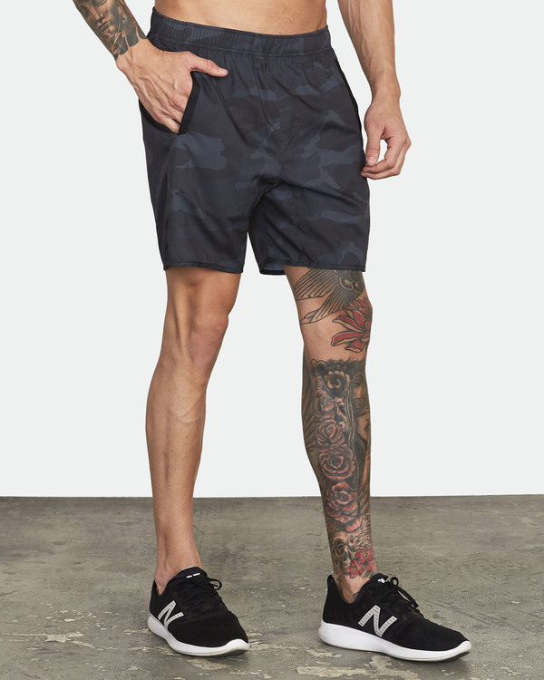 4 VA Sport Yogger IV - Short de Entrenamiento para Hombre Verde Z4WKMHRVF1 RVCA