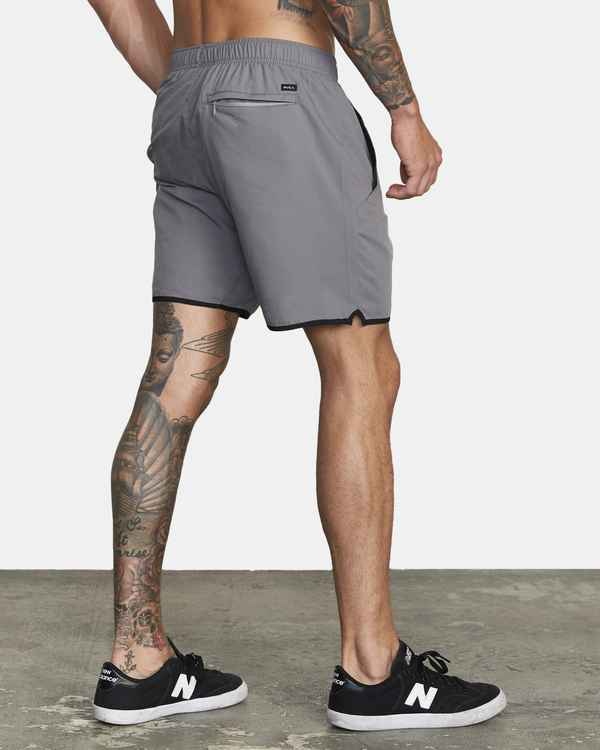 6 VA Sport Yogger IV - Performance-Shorts f&uuml;r M&auml;nner Grau Z4WKMHRVF1 RVCA
