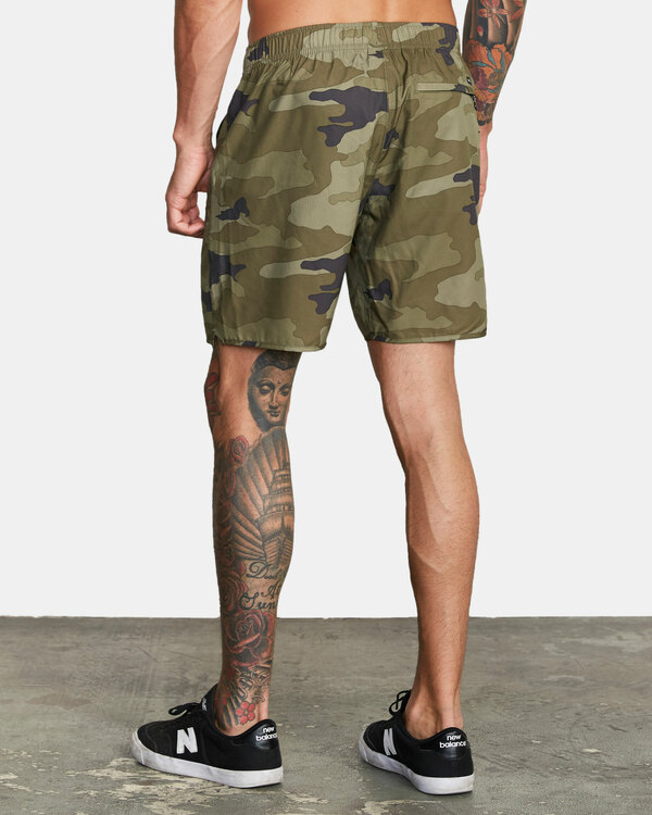 5 VA Sport Yogger IV - Performance-Shorts f&uuml;r M&auml;nner Gr&uuml;n Z4WKMHRVF1 RVCA