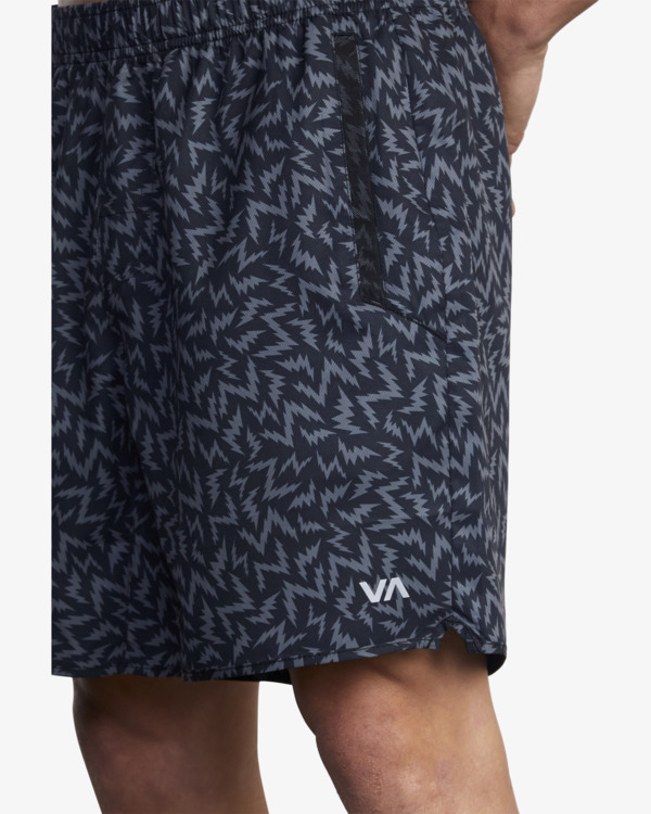 10 Matt Leines Yogger Stretch - Short de calle Performance para Hombre Negro Z4WKMKRVF1 RVCA