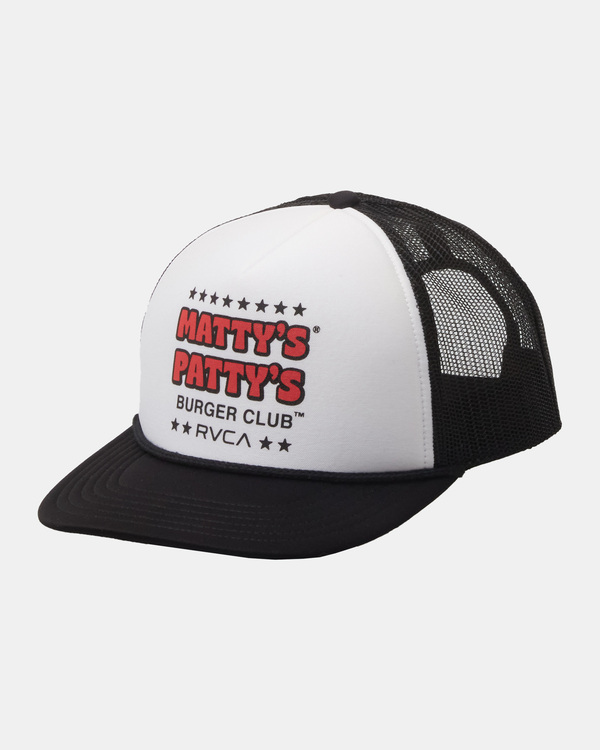 0 Matty 's Patty 's Burger Club - Cap for Men Black Z5CPPARVMU RVCA