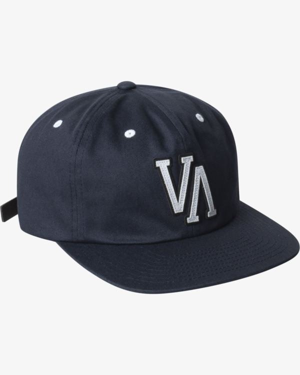 2 VA Univ - Strapback Cap for Men Blue Z5CPRRRVF1 RVCA