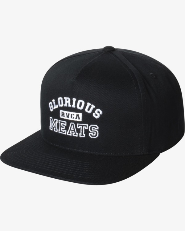 0 Matty Matheson Glorious Meats - Casquette Snapback pour Homme Noir Z5CPRSRVF1 RVCA