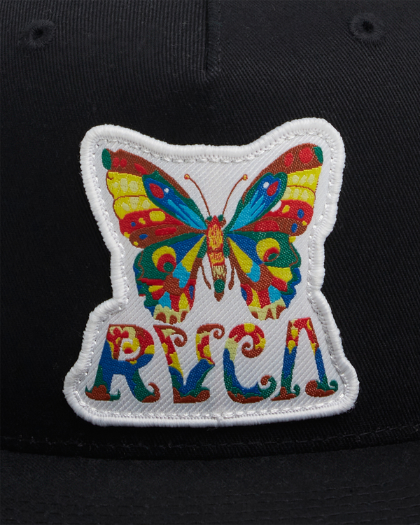 9 Melissa Grisancich Butterfly - Snapback Cap for Men Black Z5CPRURVF1 RVCA