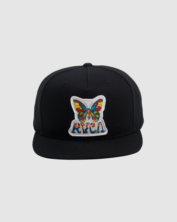 4 Melissa Grisancich Butterfly - Snapback Cap for Men Black Z5CPRURVF1 RVCA