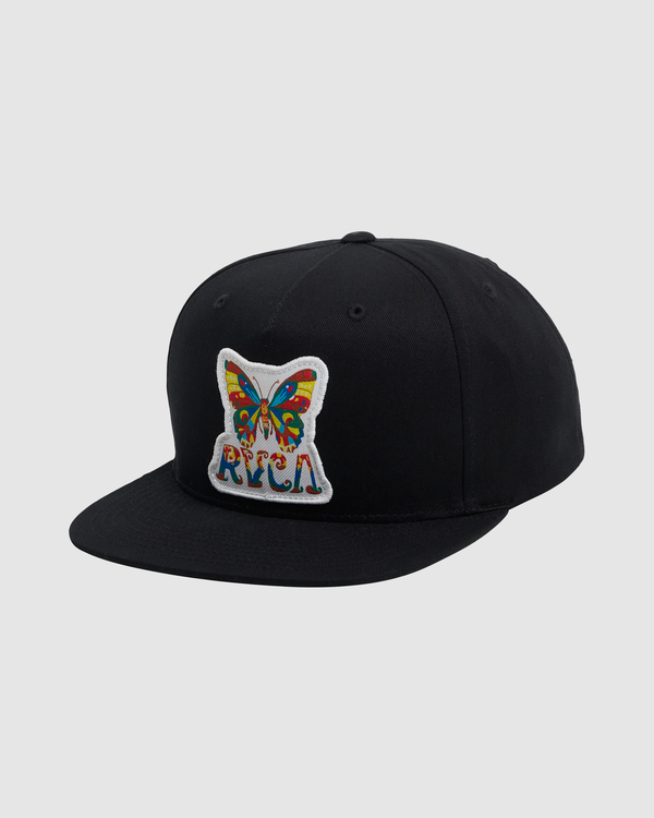 7 Melissa Grisancich Butterfly - Snapback Cap for Men Black Z5CPRURVF1 RVCA