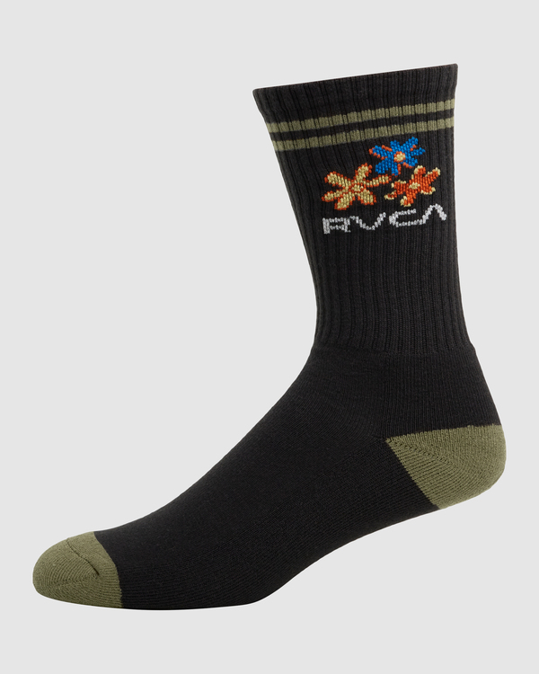 2 Melissa Grisancich - Calza al polpaccio da Uomo Black Z5SORARVF1 RVCA