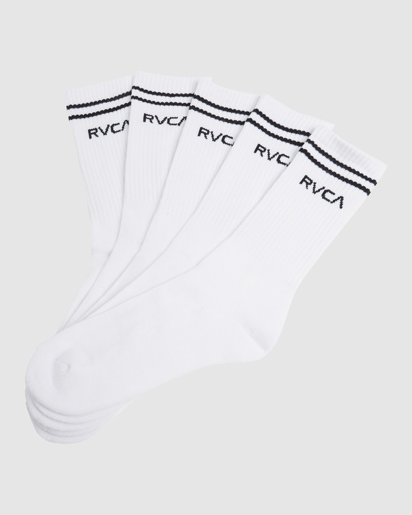 0 Union - Socks for Men White Z5SORBRVF1 RVCA