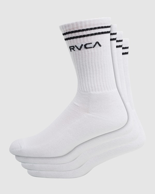 2 Union - Socks for Men White Z5SORBRVF1 RVCA