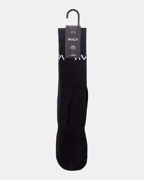 2 Logo 2 Pack - Chaussettes pour Homme Noir Z5SORERVF1 RVCA
