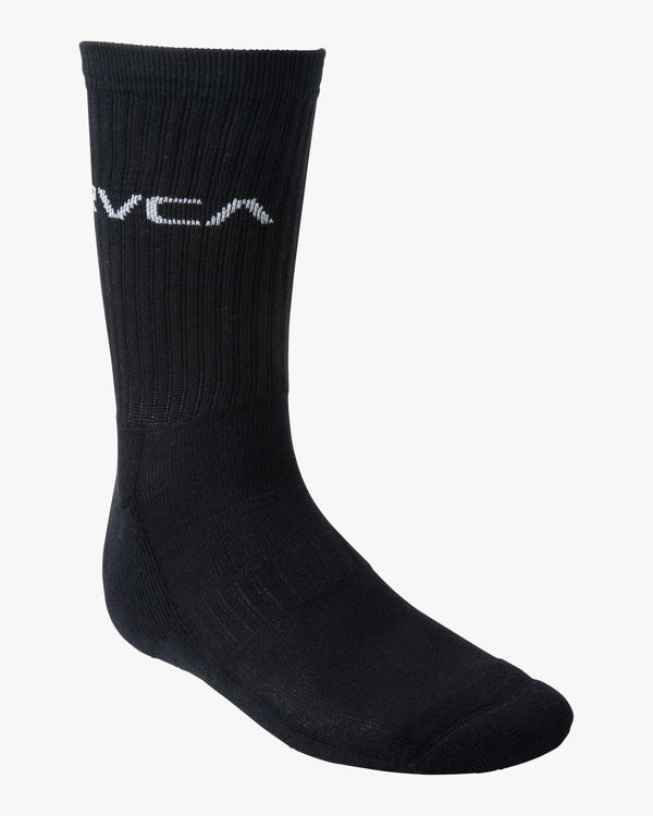4 Logo 2 Pack - Chaussettes pour Homme Noir Z5SORERVF1 RVCA