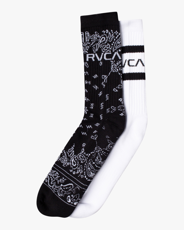 0 Bandana 2 Pack - Chaussettes pour Homme Noir Z5SORHRVF1 RVCA