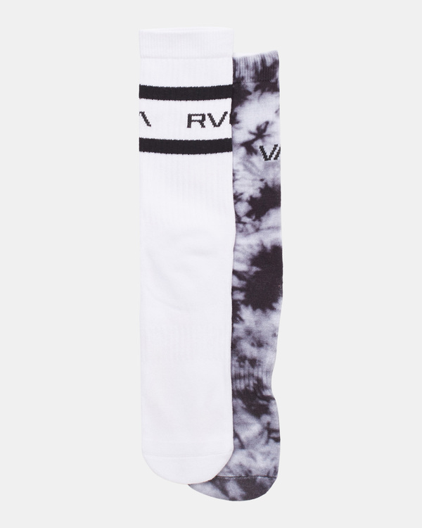 1 RVCA Tie Dye - Crew Socks [2 Pack] for Men  Z5SORLRVF1 RVCA