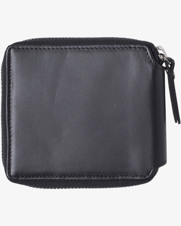 1 Rvca - Leather Wallet for Men Black Z5WLRARVF1 RVCA